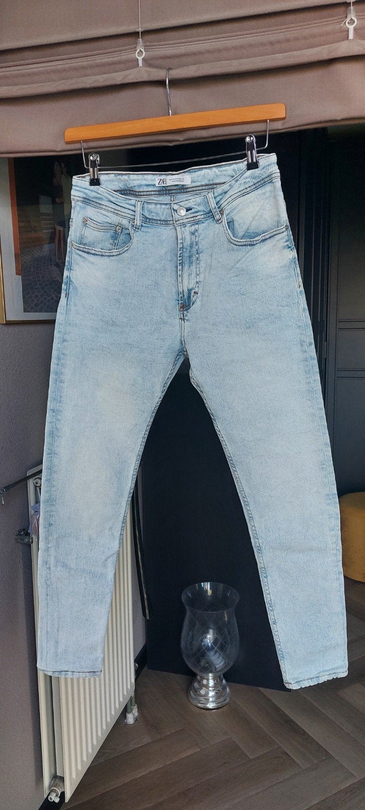 Skinny herenjeans. Zara. Maat 42., Zara, Blauw, Nieuw, W32 (confectie 46) of kleiner
