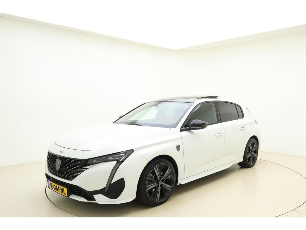 Peugeot 308 1.6 Plug-in Hybrid 225 GT Automaat | Navigatie |, Auto's, Peugeot, 4 cilinders, Wit, Bedrijf, Hybride Elektrisch/Benzine