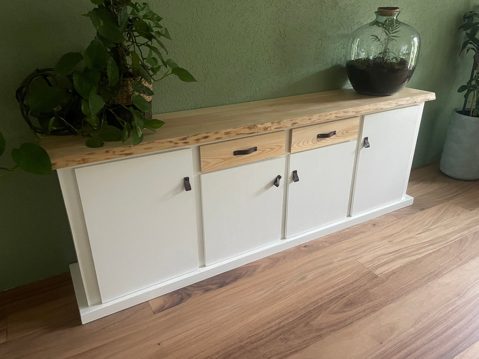 3 delige meubelset: dressoir, tv-meubel en salontafel, Ophalen, Gebruikt, Met deur(en), 150 tot 200 cm