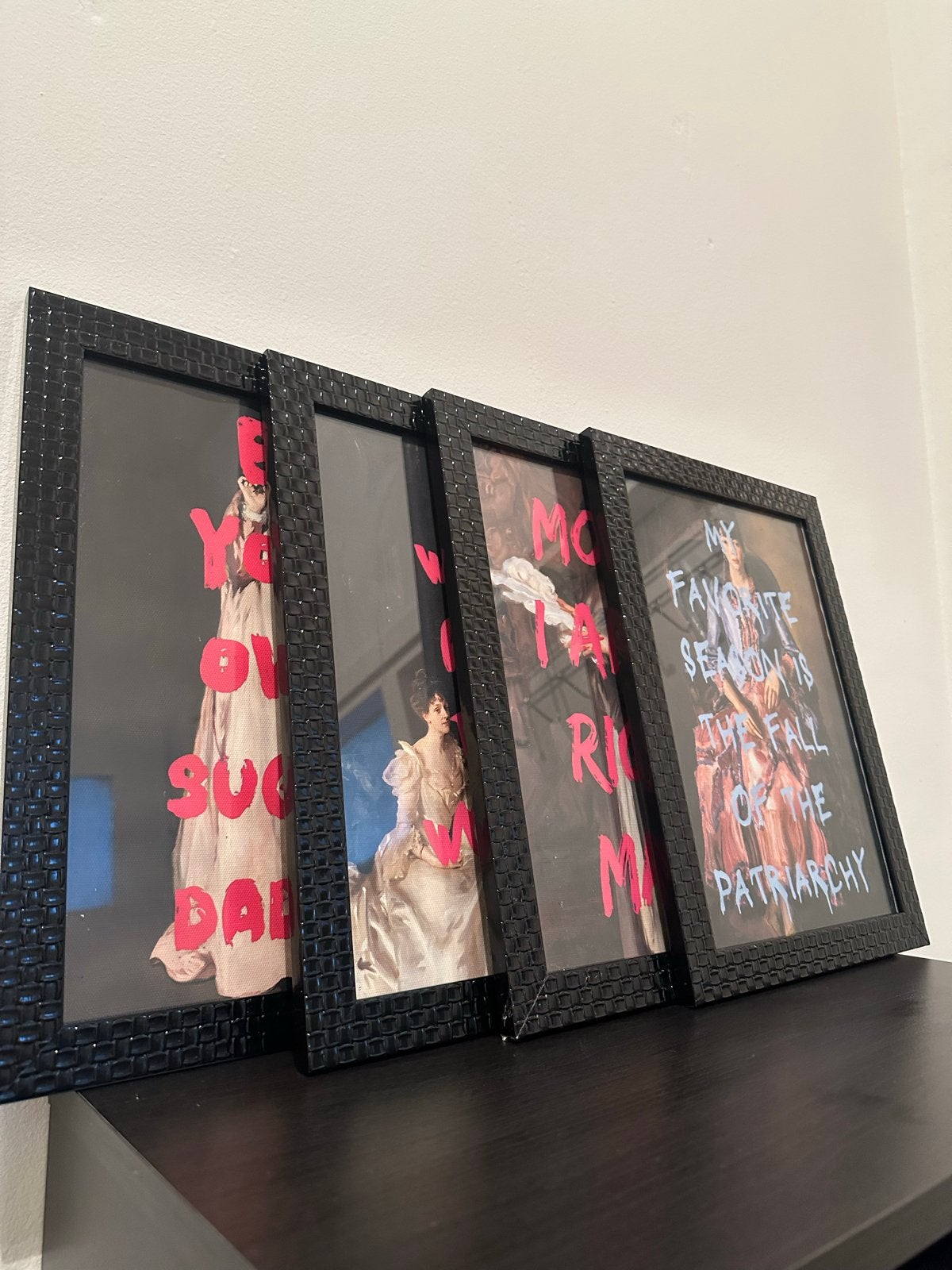FEMINISME - Schilderijen | Lijsten | Quotes | Feminist, Antiek en Kunst, Kunst | Schilderijen | Modern, Figuren, Hout, Ophalen of Verzenden