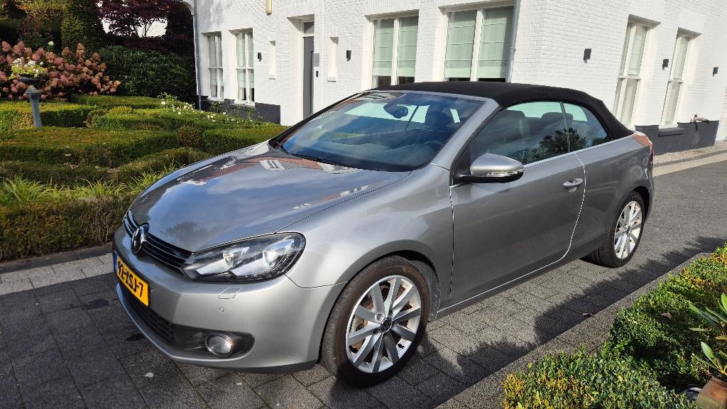 Volkswagen Golf  CABRIO 1.4 TSI 160PK 7-DSG 2012 CRUISE NAVI, Euro 5, Zwart, 4 cilinders, Cabriolet
