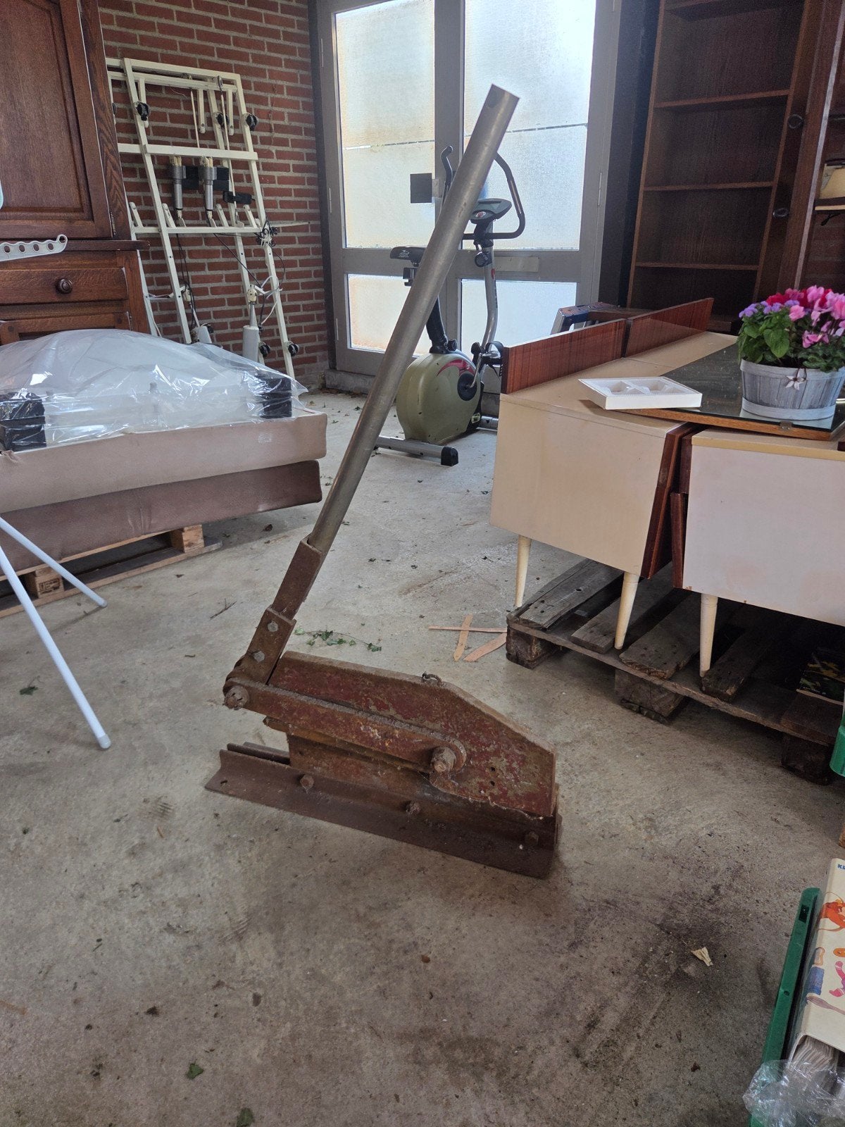 plaat knipper, Ophalen