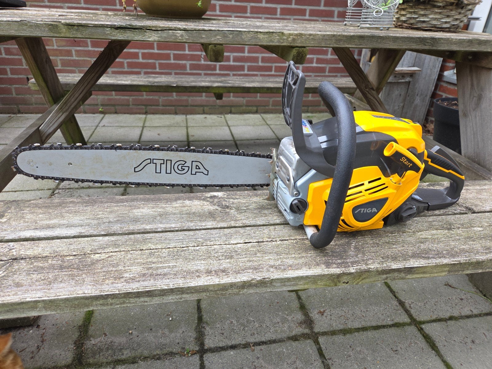 Stiga SP 526 Kettingzaag, Ophalen of Verzenden, Zo goed als nieuw