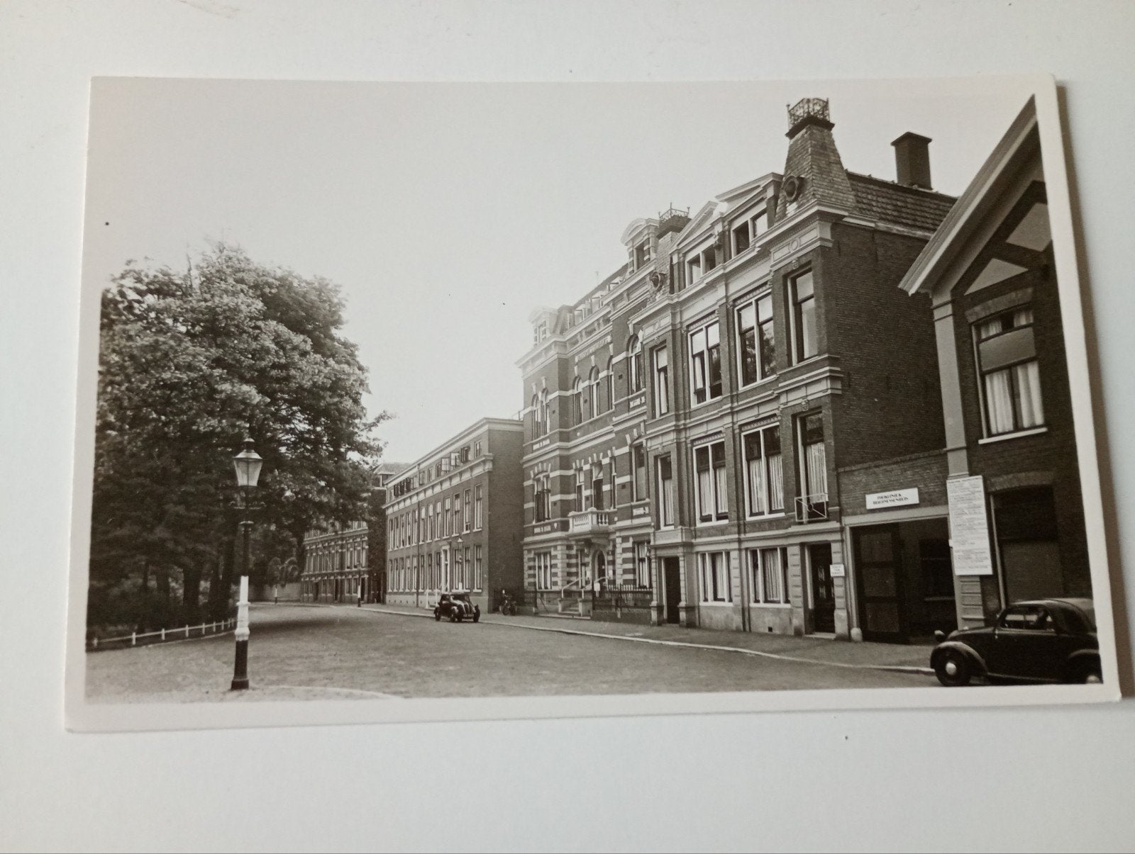 Haarlem Diaconessenhuis met Auto's 1940, Ophalen of Verzenden, 1920 tot 1940, Ongelopen, Noord-Holland