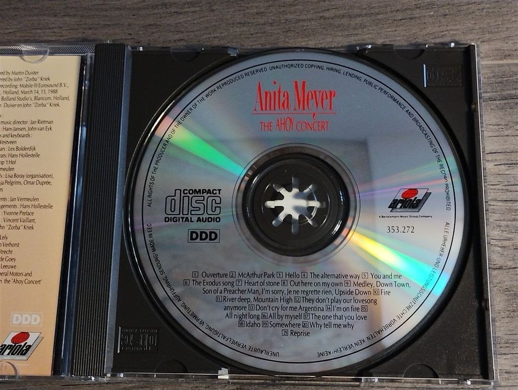 Anita Meyer ‎– The Ahoy Concert, Ophalen of Verzenden, Zo goed als nieuw, Pop