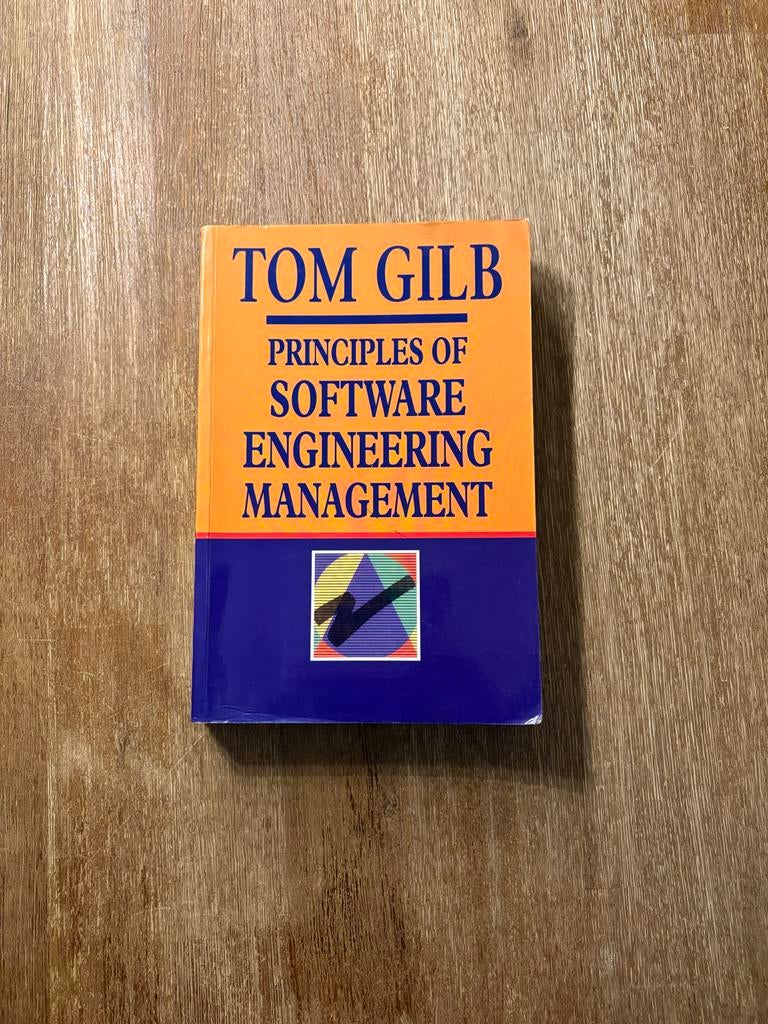 Principles of Software Engineering Management - Tom Gilb, Ophalen of Verzenden, Gelezen, Software