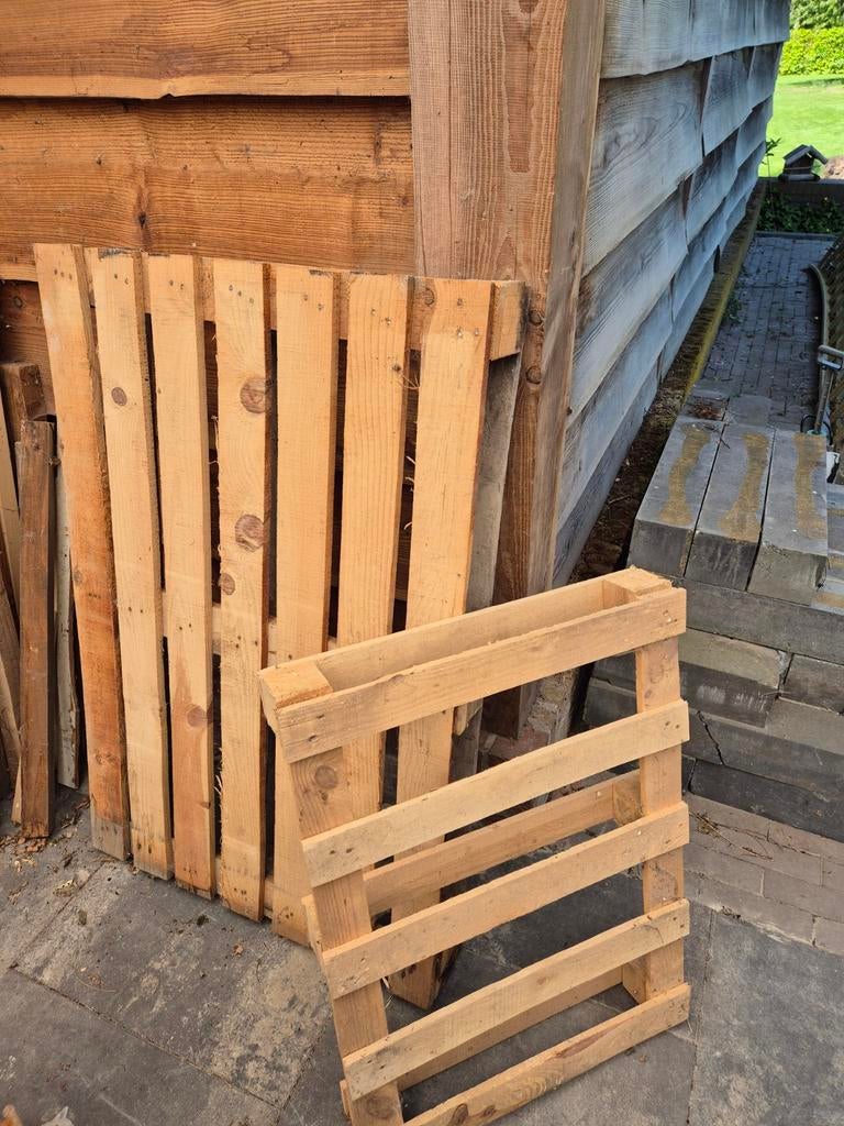 2 x pallet, Ophalen, 50 mm of meer, Minder dan 200 cm, Vuren