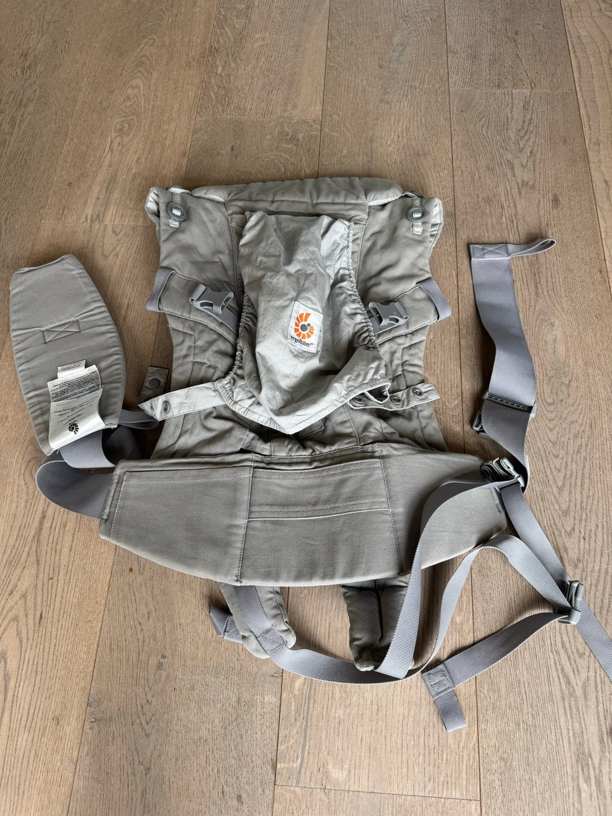 Ergobaby Adapt Draagzak - Pearl Grey, Kinderen en Baby's, Babydragers en Draagdoeken, Overige merken, Ophalen of Verzenden, Zo goed als nieuw