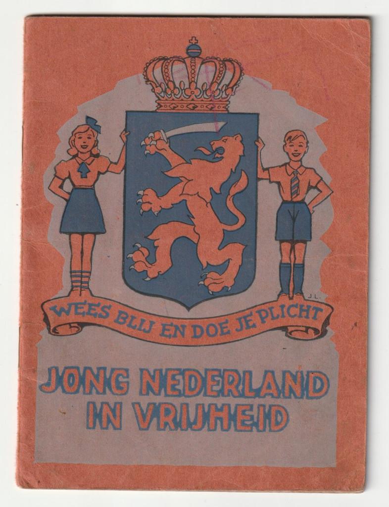 Jong Nederland in vrijheid boekje bevrijding Jan Lutz, Verzamelen, Verzenden, Overige soorten, X, Nederland