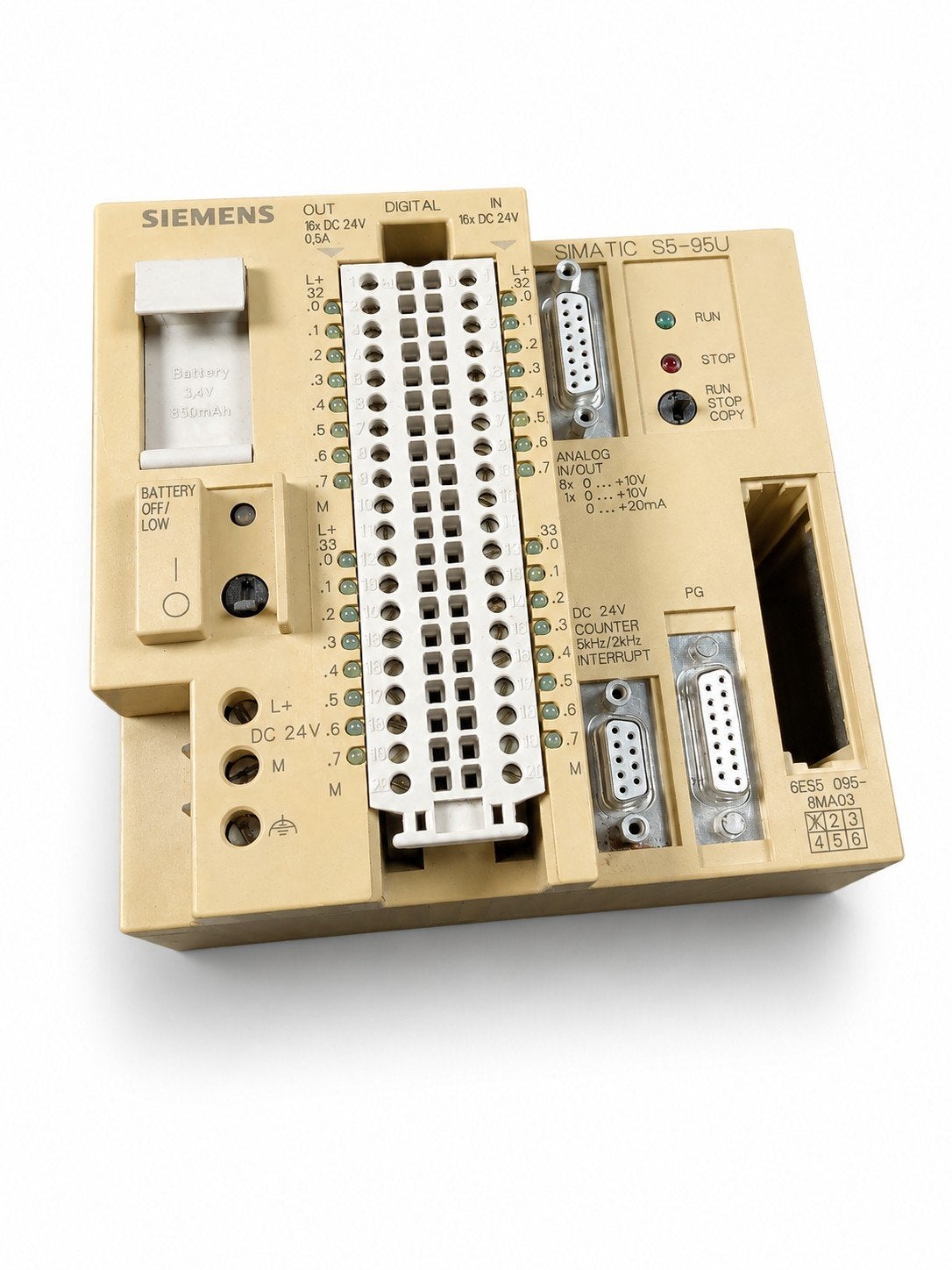 Siemens SIMATIC S5-95U PLC CPU 6ES5 095-8MA03, Verzenden, Gebruikt, Siemens, Overige typen