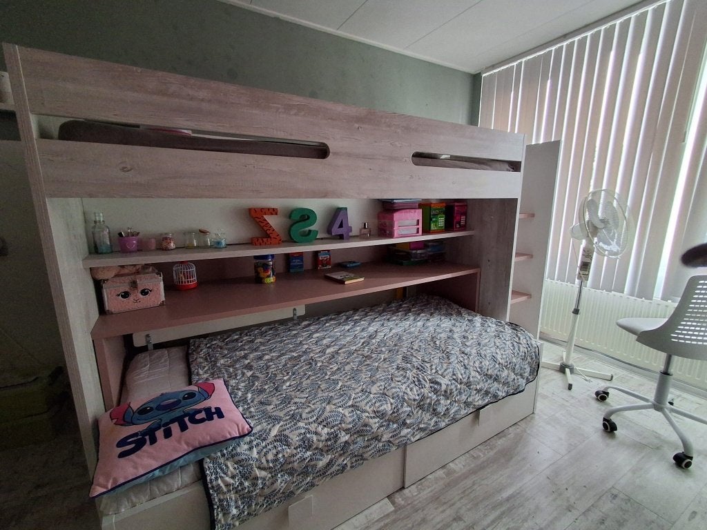 Luxe stapelbed, Ophalen, Gebruikt, 90 cm, Eenpersoons