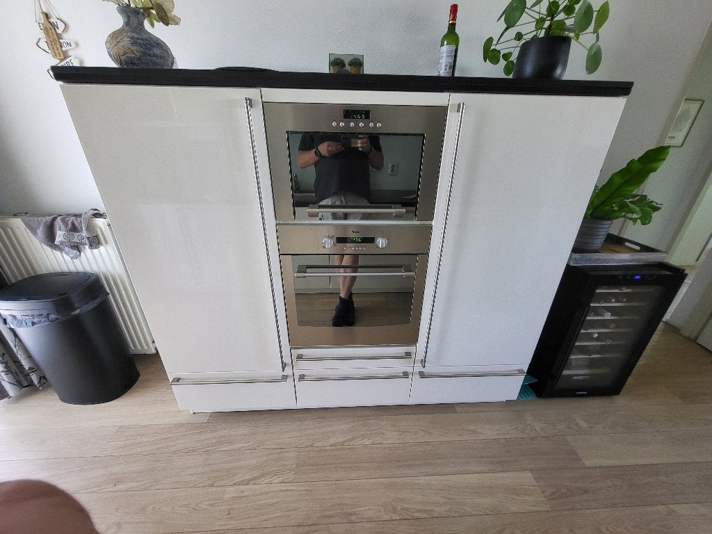 Keuken, Ophalen, Gebruikt, Wit, 200 cm of meer