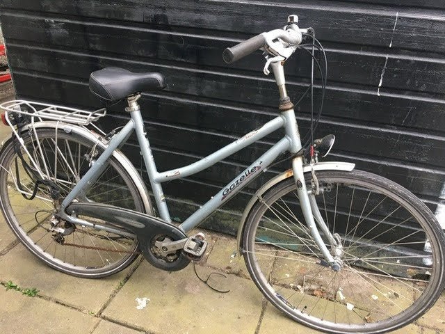 Gazelle opknap damesfiets Opknapper !, Fietsen en Brommers, Fietsen | Dames | Damesfietsen, Ophalen, Gebruikt, Gazelle, Versnellingen