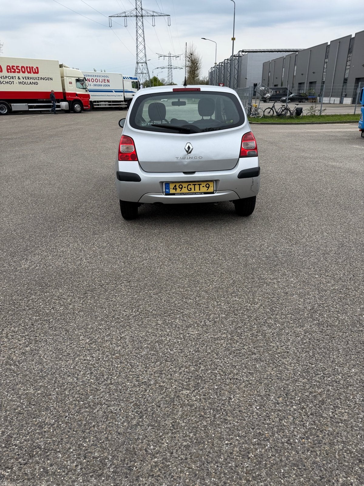 Renault Twingo 1.1 2008 Grijs NAP, Auto's, Renault, Bedrijf, Twingo, Airbags, Airconditioning, Centrale vergrendeling, Elektrische ramen
