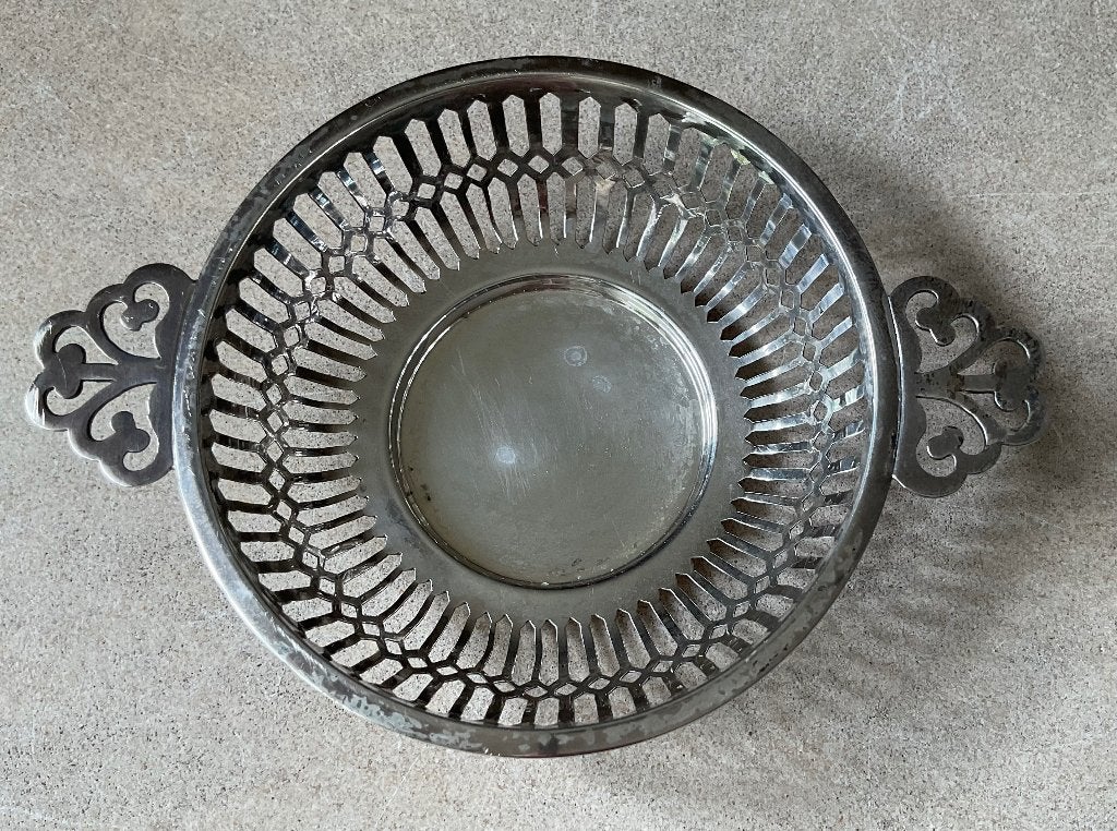 Antiek Birmingham (1919)  Sterling zilveren bonbonschaaltje, Antiek en Kunst, Antiek | Goud en Zilver, Verzenden, Zilver
