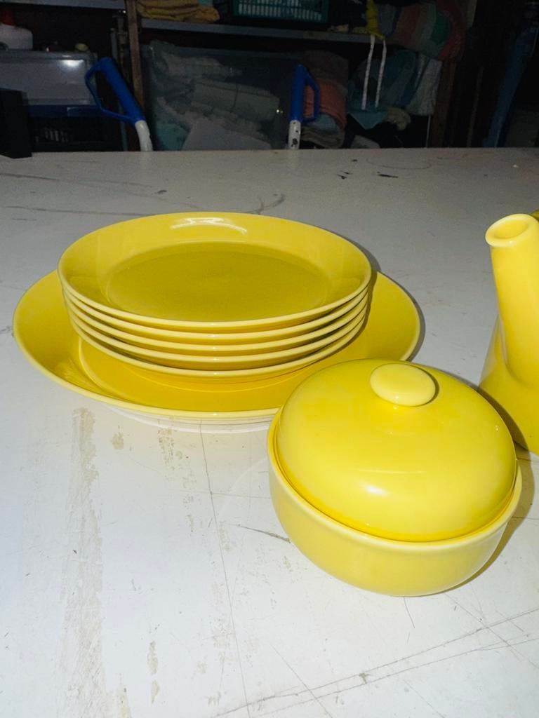 Arabia Finland Teema servies Kaj Franck design geel, Ophalen of Verzenden