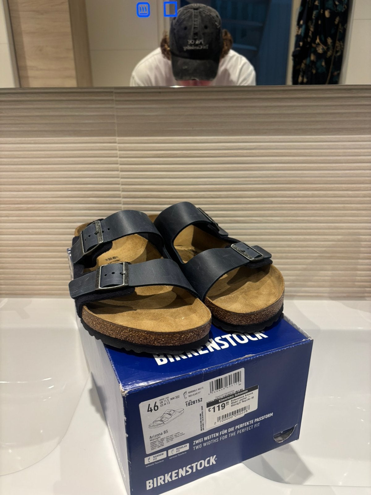 Birkenstocks 46, Kleding | Heren, Schoenen, Ophalen of Verzenden, Nieuw, Blauw