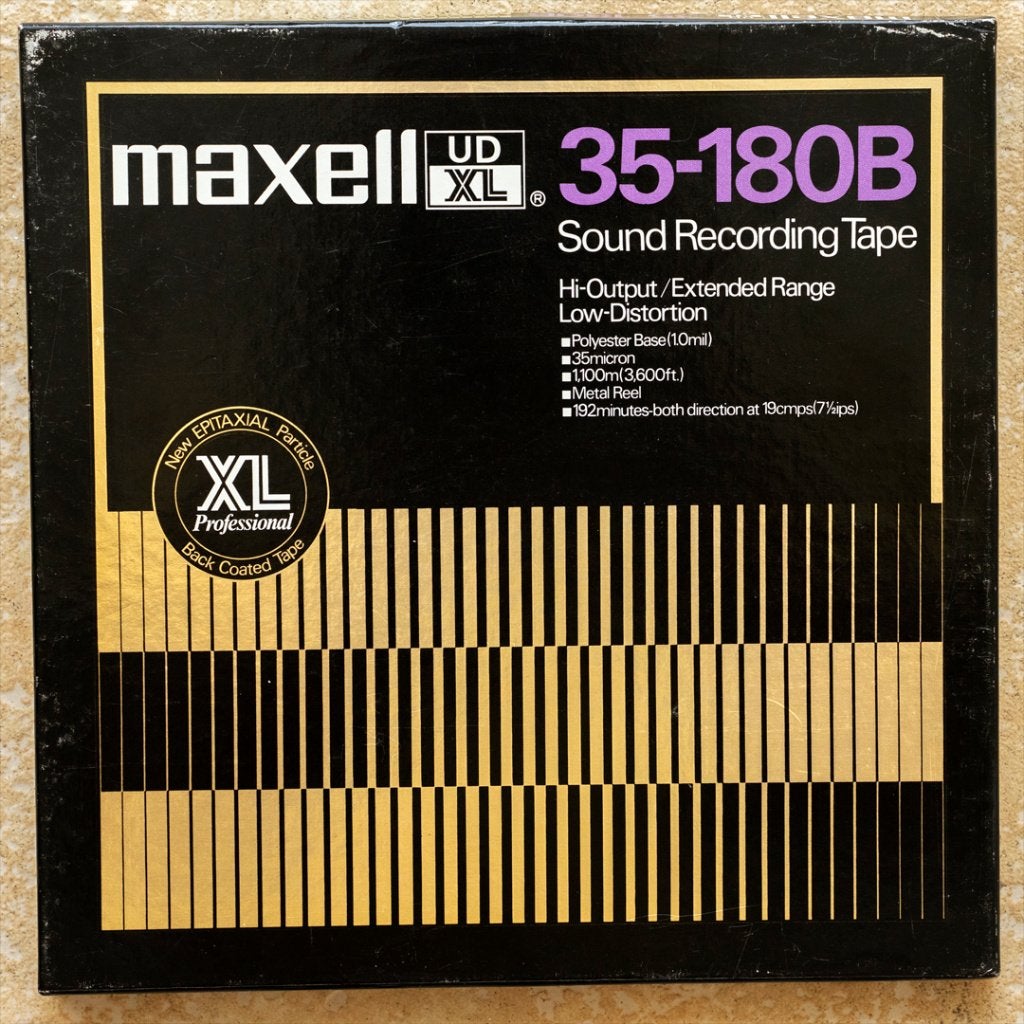 Maxell UD-XL 35-180B band op metalen spoel (26,5cm), Audio, Tv en Foto, Bandrecorders, Ophalen of Verzenden, Onderdeel