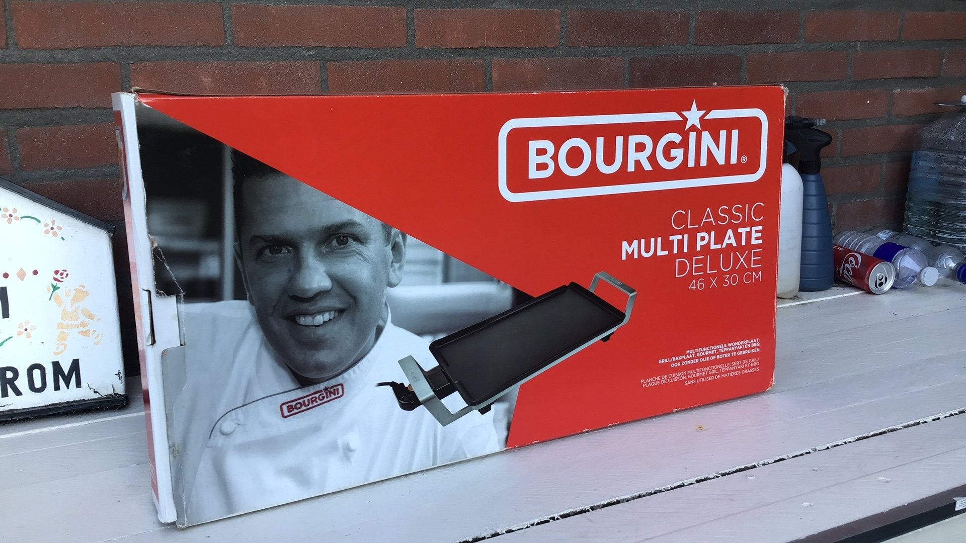 Bourgini Classic Multi Plate Deluxe, Ophalen, Zo goed als nieuw, Tafelgrill