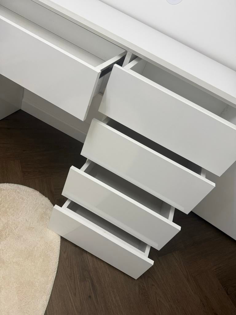 Kaptafel wit - 85cm hoog, 120cm breed - Zo goed als nieuw, Ophalen of Verzenden, Zo goed als nieuw, 100 tot 150 cm, Minder dan 100 cm