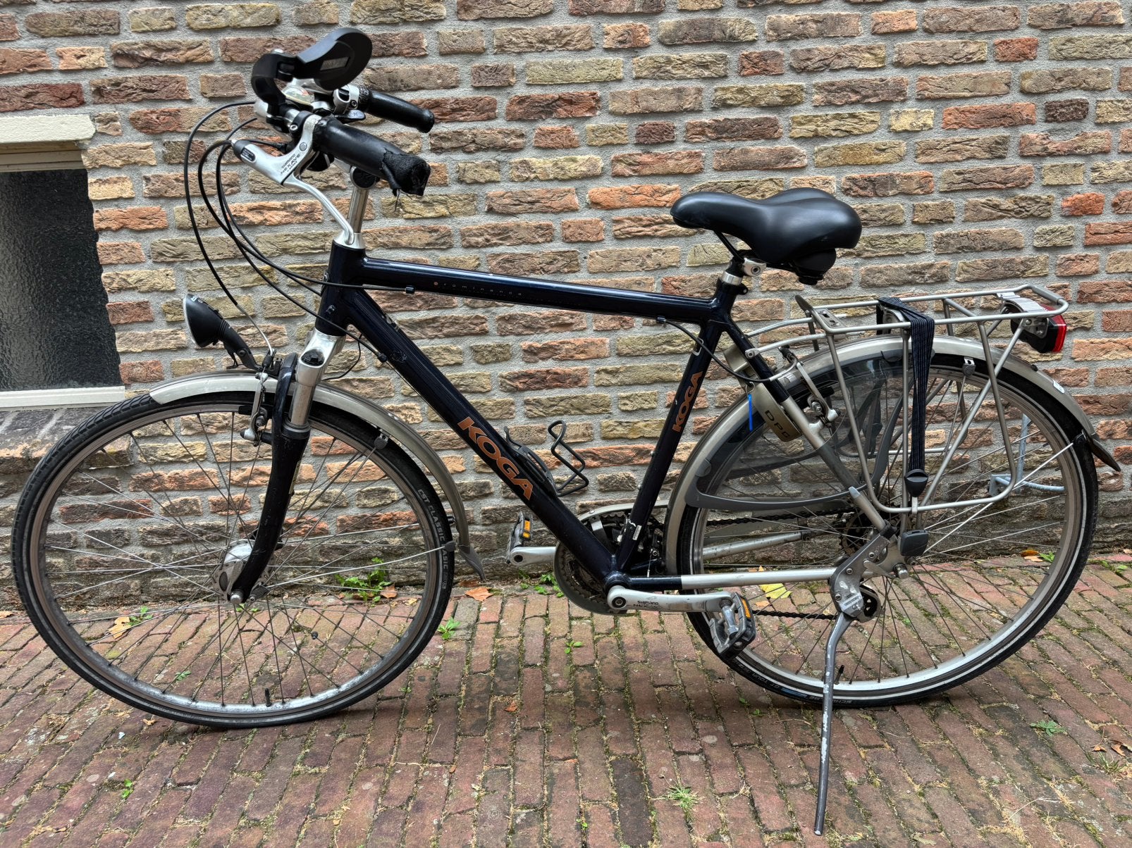 Koga herenfiets & Koga damesfiets opknappers setprijs, Ophalen, Gebruikt, Vering, 10 tot 15 versnellingen