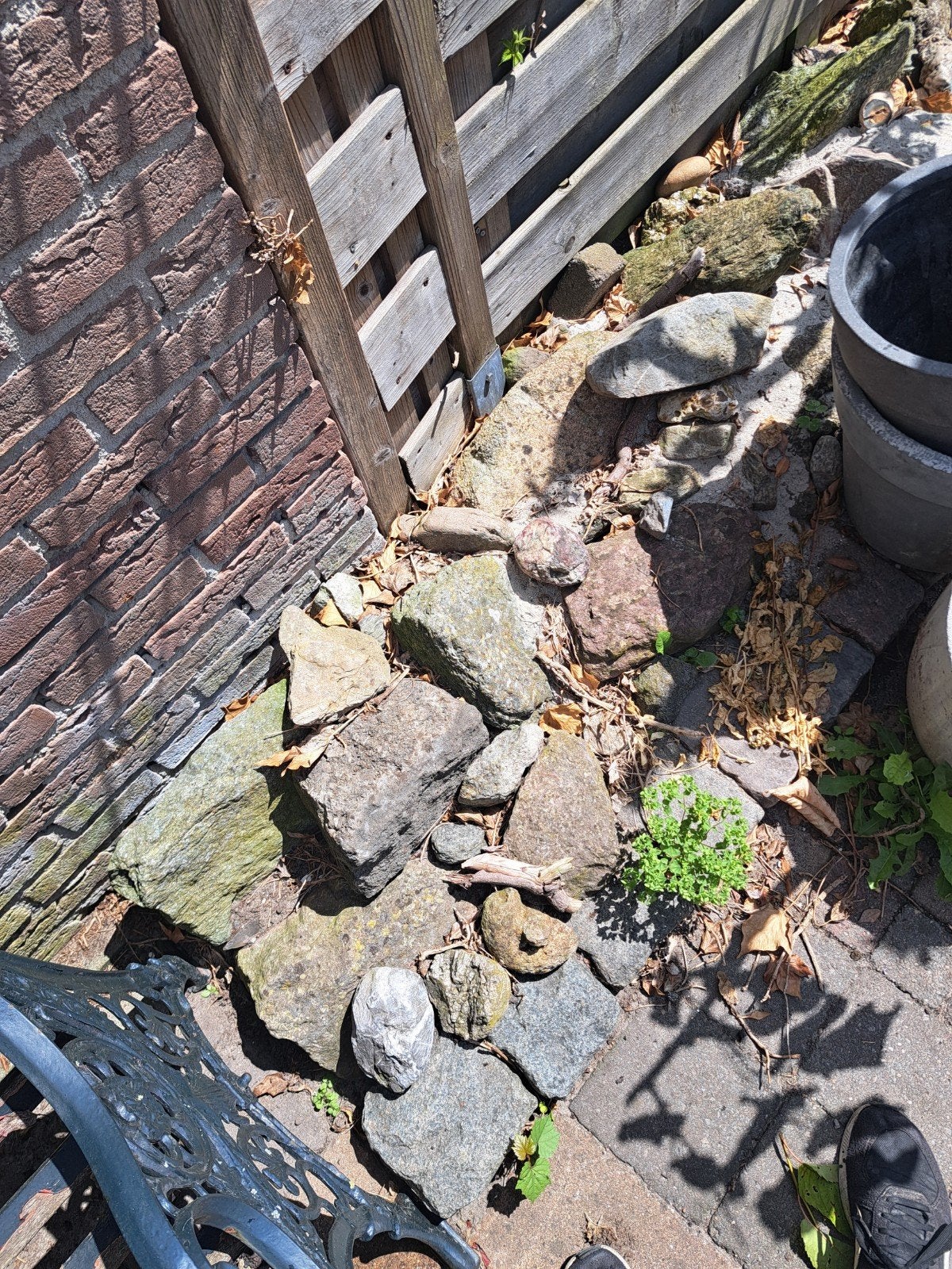 Partijtje zwerfkeien, Tuin en Terras, Ophalen, Gebruikt