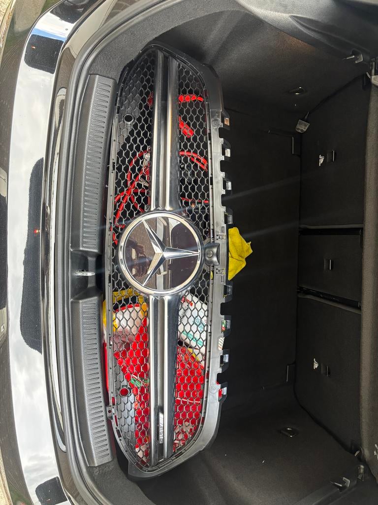 Mercedes-Benz AMG Grille met Ster - Zo goed als nieuw, Gebruikt, Voor, Mercedes-Benz, Ophalen of Verzenden