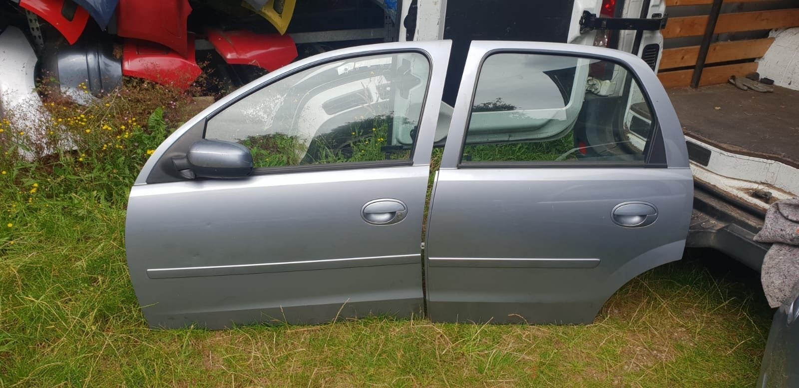 OPEL CORSA C PORTIEREN LV+LA  code z163, Gebruikt, -, Deur, -
