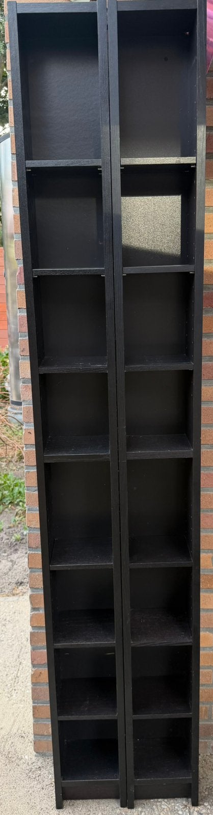 3x IKEA cd kast opberg meubel gnedby 1x Bruin en 2x Zwart, Ophalen of Verzenden, Zo goed als nieuw, Hout, Cd's of Dvd's