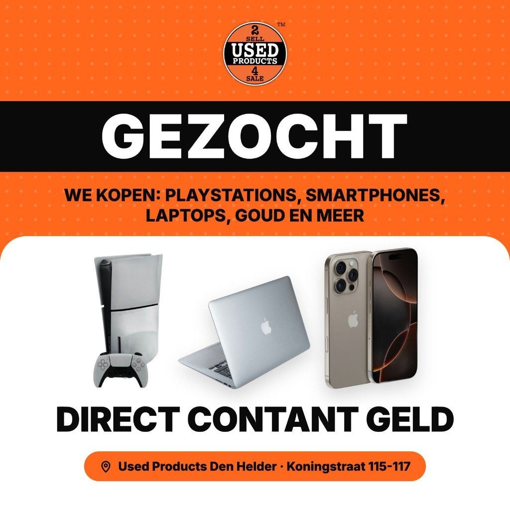 Direct Contant Geld Nodig? Verkoop uw product voor CASH!, Used products, Pr.usedproducts@gmail.com, Koningstraat 115