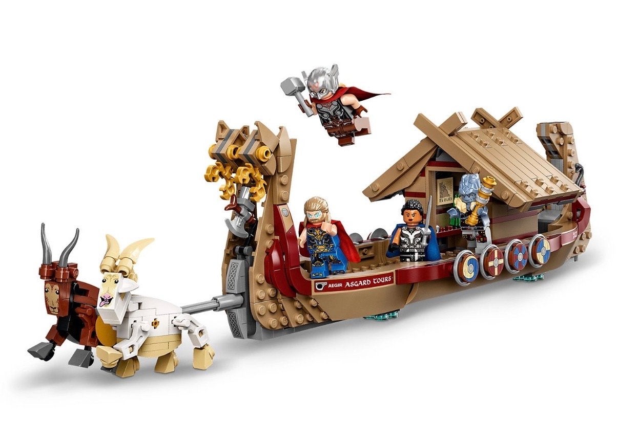 LEGO Thor Love and Thunder Geitenschip 76208, Ophalen of Verzenden, Zo goed als nieuw, Overige merken