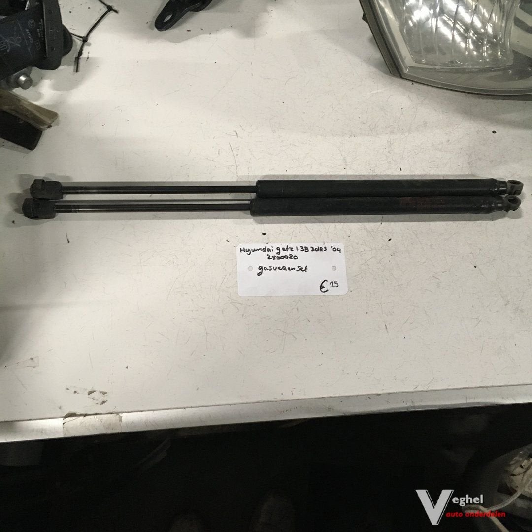 Hyundai Getz 1.3 B 3 drs 2003 Wagennr 2500020   Gasveren Set, Auto-onderdelen, Gebruikt, -, -, Ophalen of Verzenden