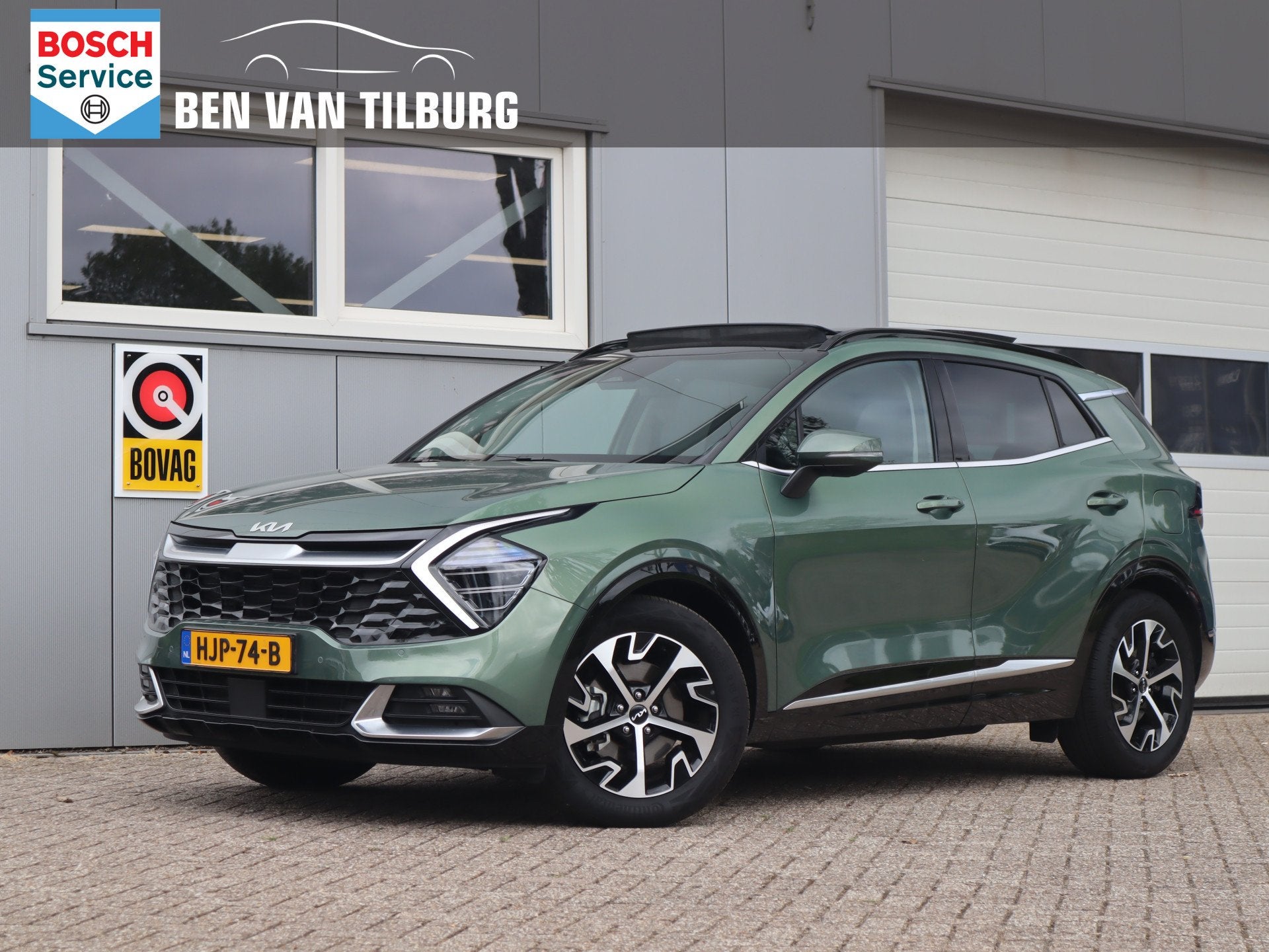 Kia Sportage 1.6 T-GDi MHEV DynamicPlusLine / Pano / Stoel &, Auto's, Kia, Gebruikt, 4 cilinders, 150 pk, Bedrijf