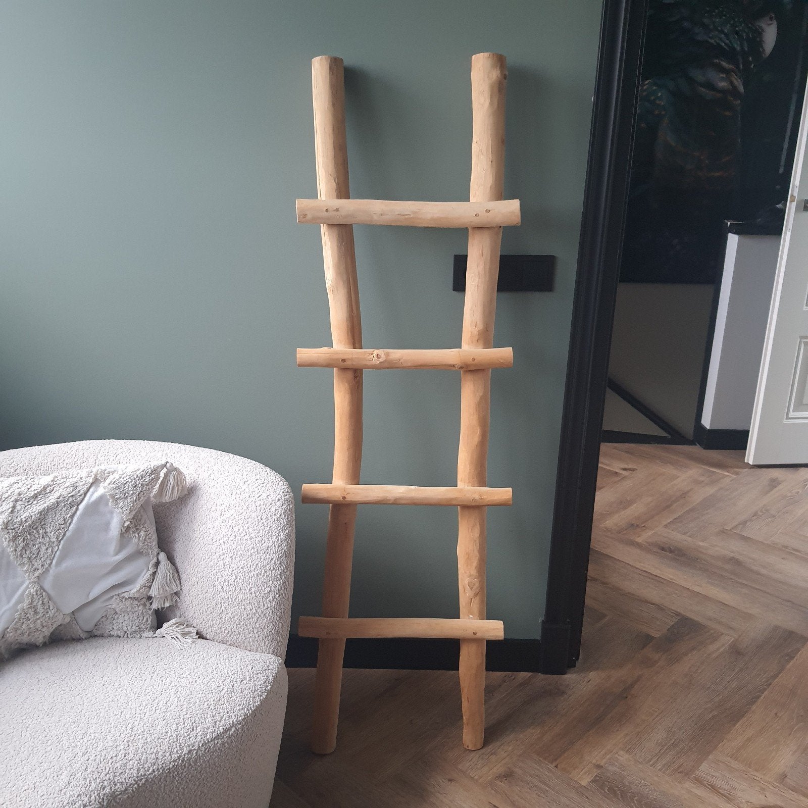 in nieuwstaat decoratieladder, Huis en Inrichting, Ophalen, Nieuw, Hout