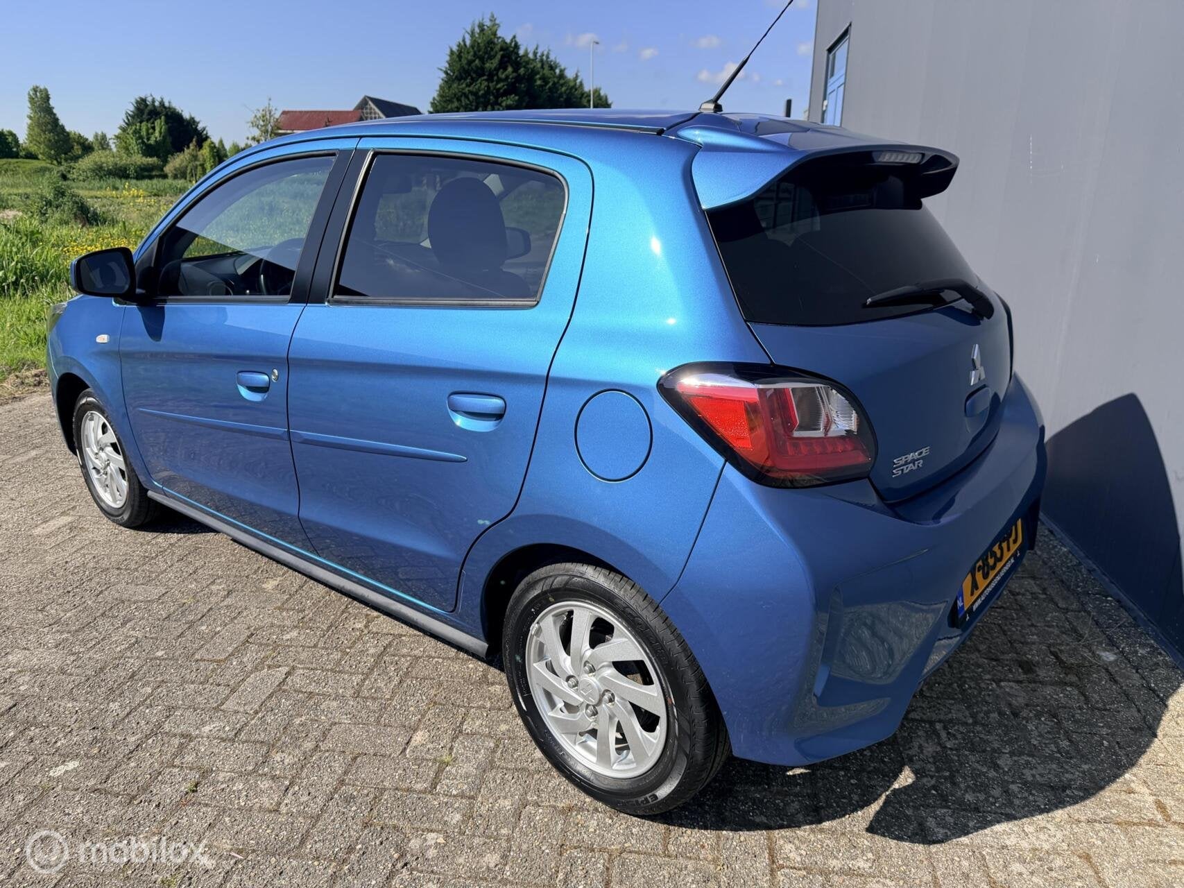 Mitsubishi Space Star 1.2 Dynamic, Auto's, 12 maanden, Stof, Gebruikt, Blauw