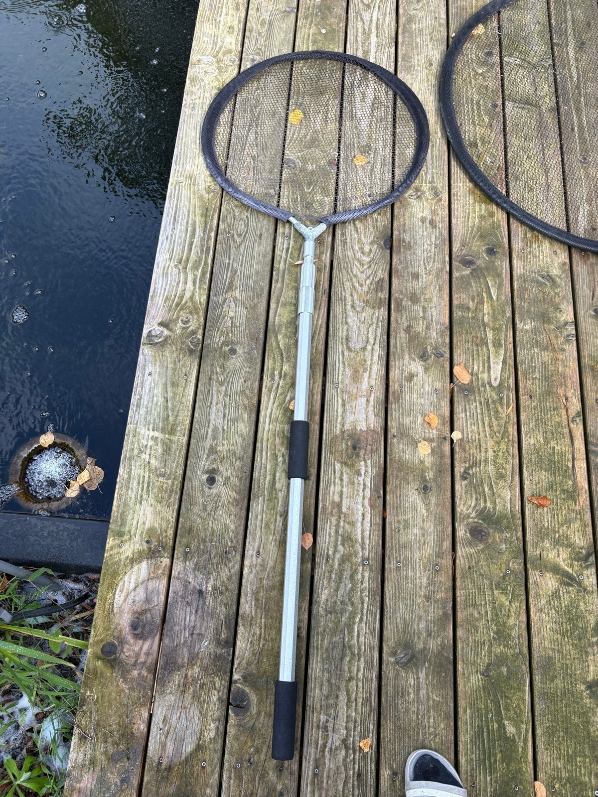 Koi net / pan net  - 60cm, uitschuifbaar, Ophalen, Gebruikt, Vijvernet