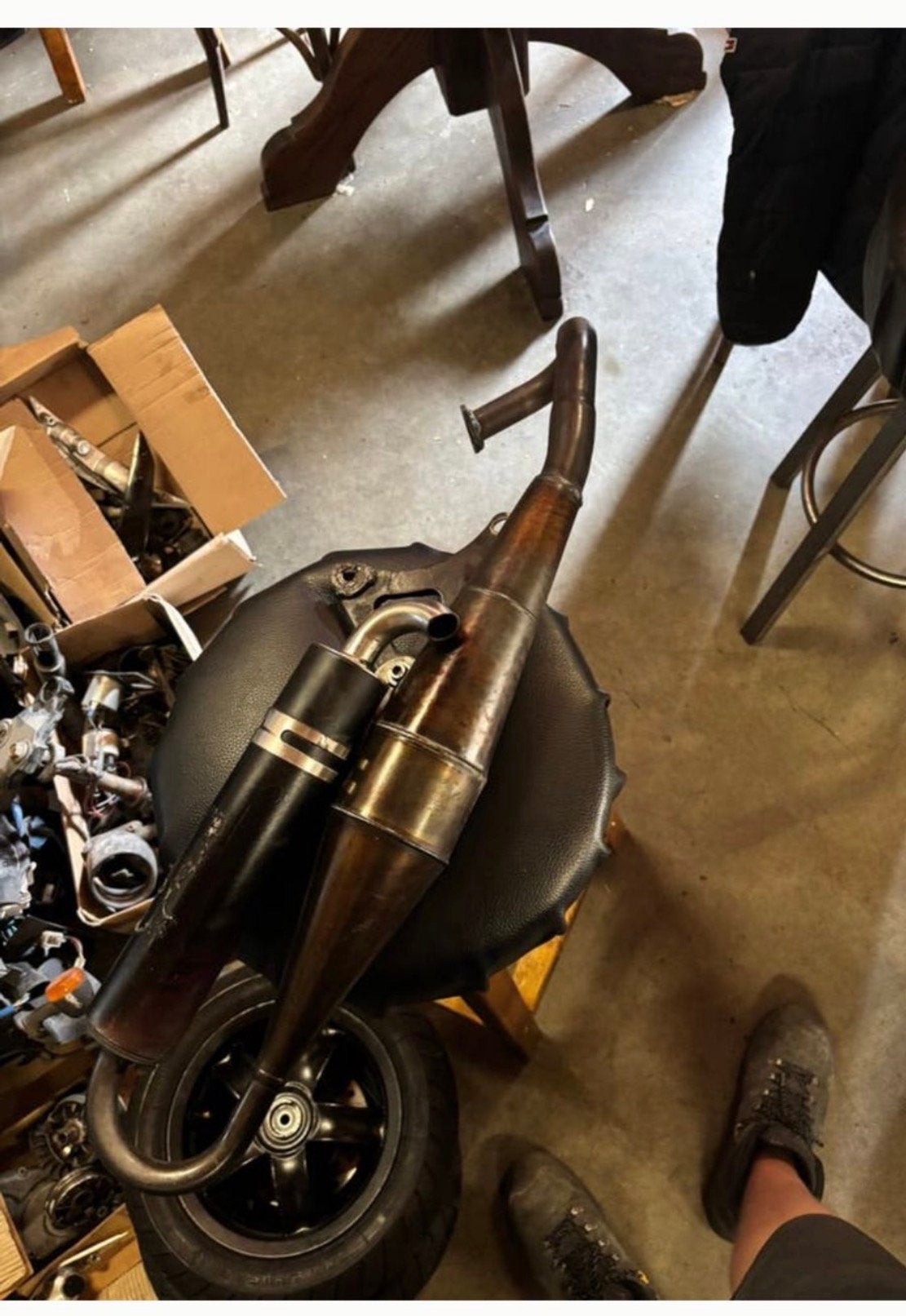Hoogtoerige 50/70 cc terugloop uitlaat, Ophalen of Verzenden