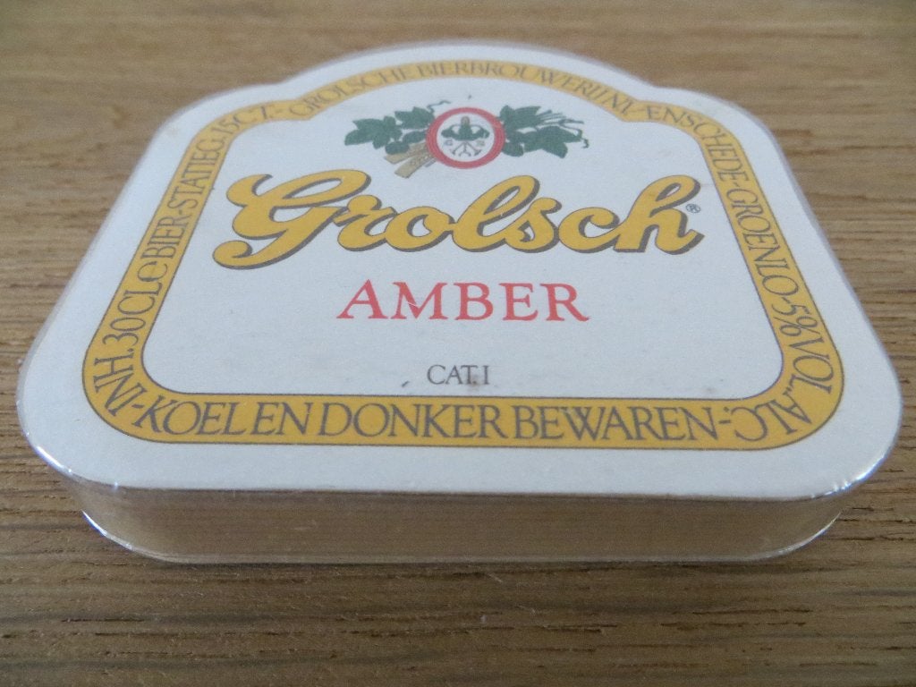 Nieuw in doos: 10 Grolsch viltjes Amber, Verzamelen, Ophalen of Verzenden, Nieuw, Viltje(s), Grolsch