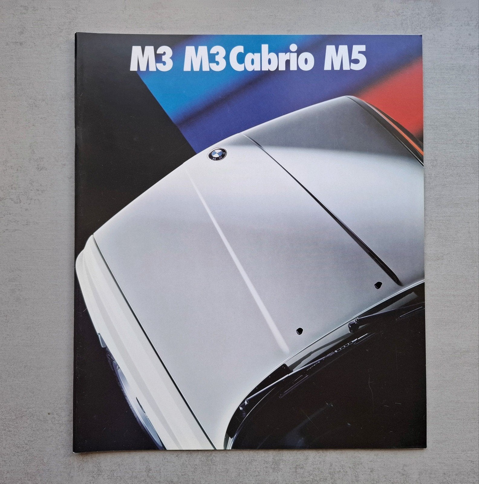BMW M3 - M3 Cabrio - M5 brochure - 1990, Auto diversen, Handleidingen en Instructieboekjes, Ophalen of Verzenden