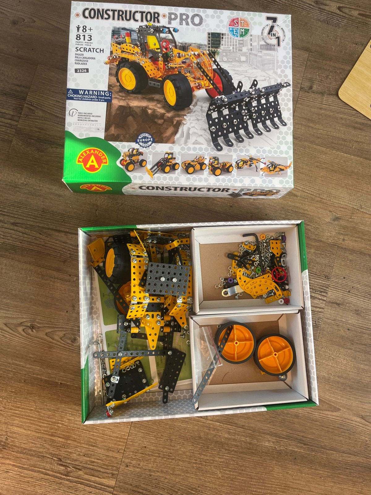 Constructor Pro 7-in-1 Bouwset - Alexander Toys, Ophalen of Verzenden, Zo goed als nieuw, Overige merken