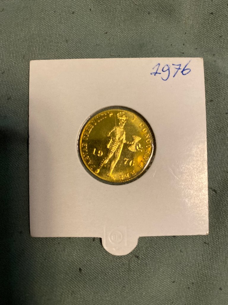 Gouden dukaat 1976, Koningin Juliana, Losse munt, Goud, Overige waardes