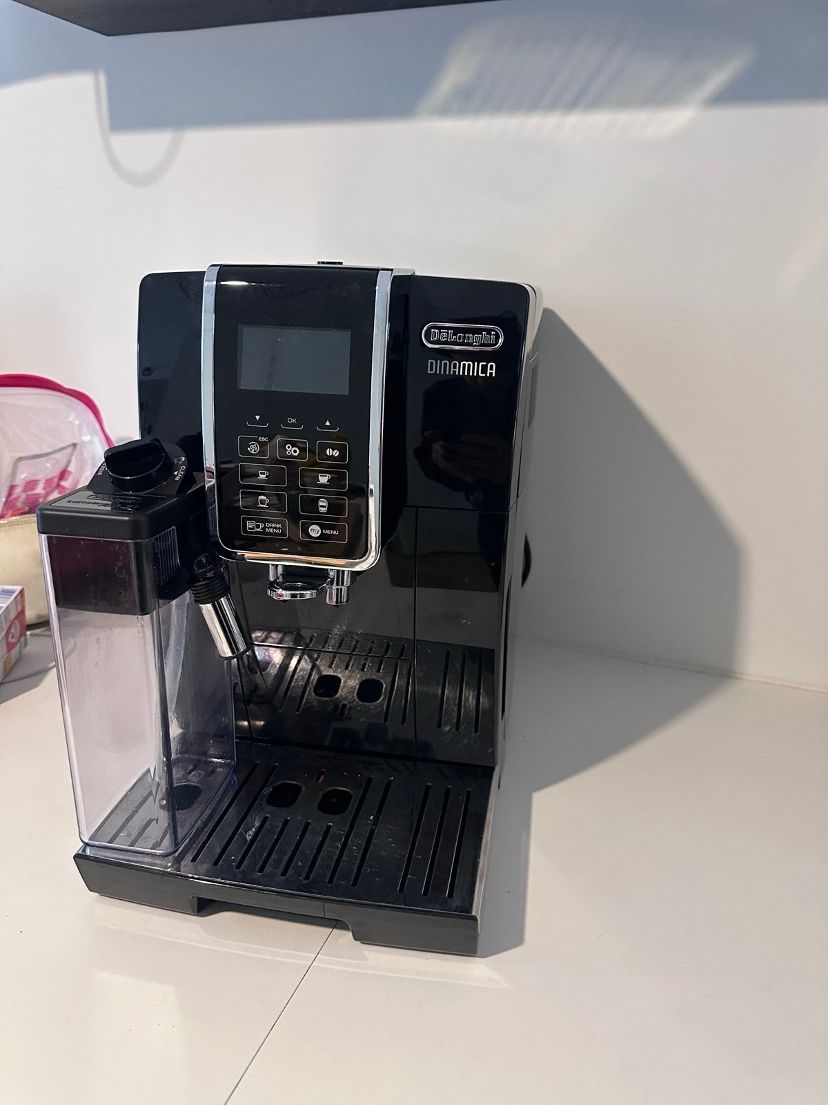 De'Longhi Dinamica ECAM 350.55.B volautomatische espressomac, Ophalen, Afneembaar waterreservoir, Koffiemachine, Koffiebonen