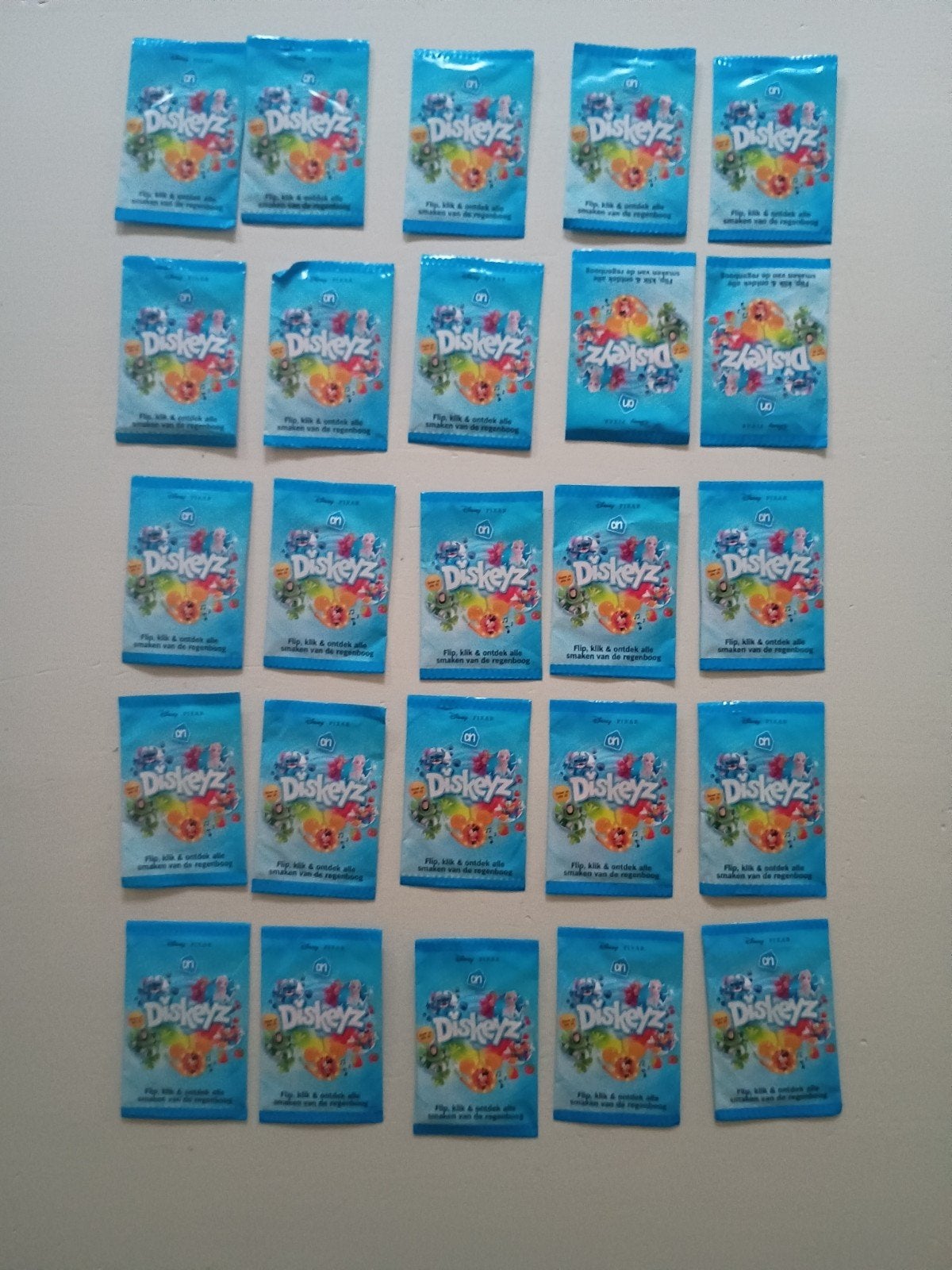 Diskeyz Disney Pixar: 25 (of meer) zakjes ongeopend, Albert Heijn, Ophalen of Verzenden