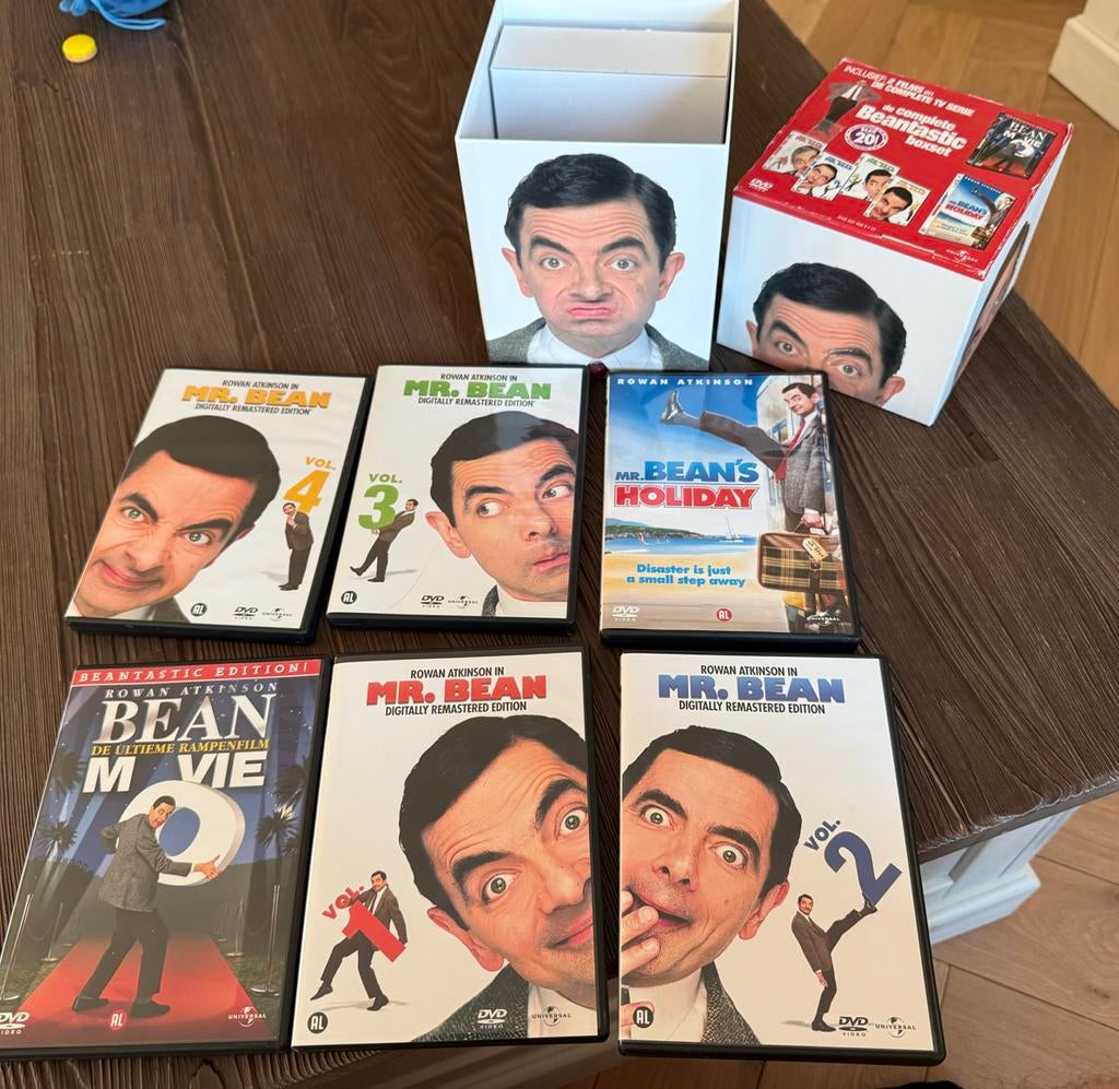 Mr. Bean DVD boxset, Alle leeftijden, Ophalen of Verzenden, Zo goed als nieuw, Boxset