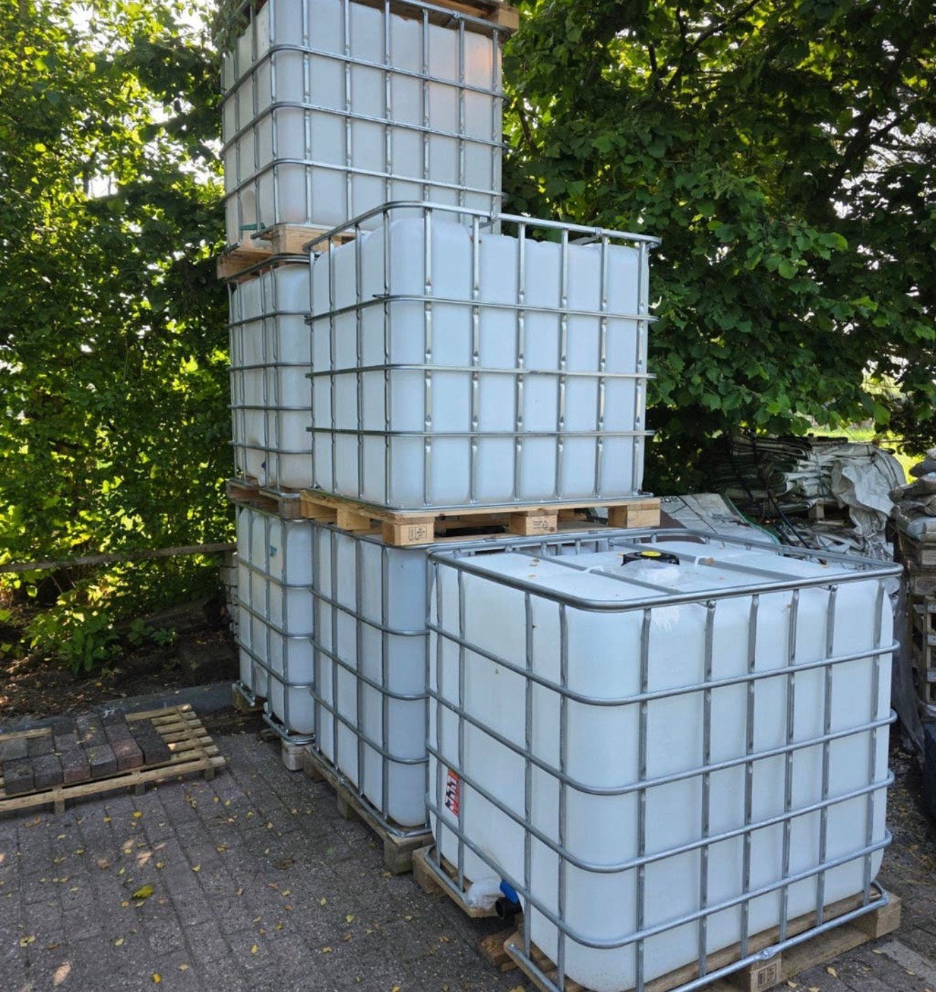 Gratis ibc/kratten gevraagd, 150 liter of meer, Ophalen, Gebruikt