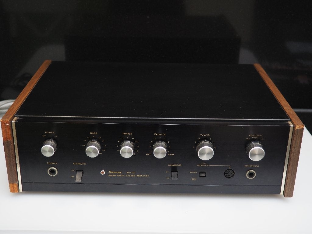 De Sansui AU-101, Overige merken, Gebruikt, Ophalen of Verzenden, Minder dan 60 watt