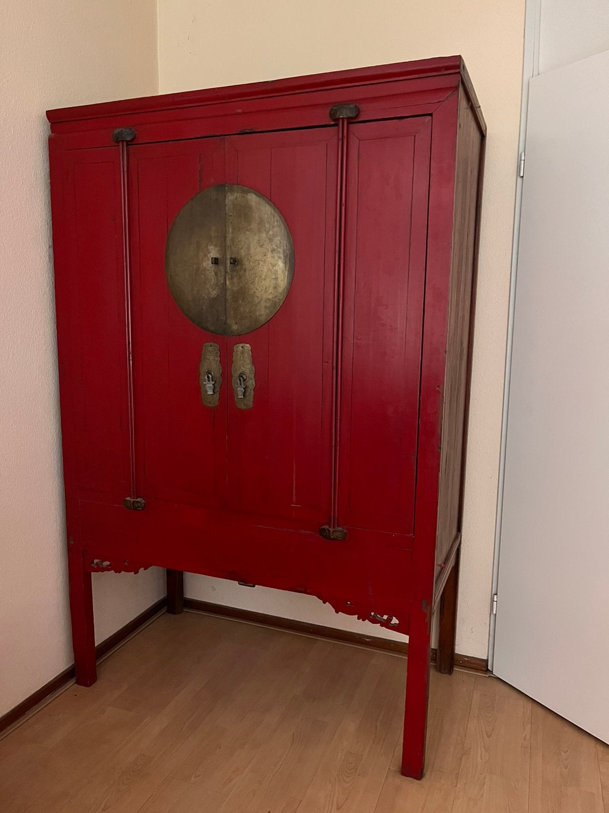 Vintage Chinese kast bruidskast, Antiek en Kunst, Antiek | Meubels | Kasten, Ophalen