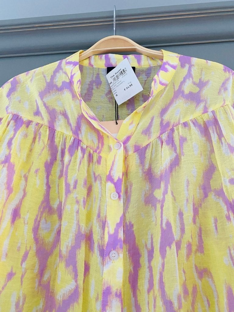 Blouse Refined geel lila maat M Nieuw, Maat 38/40 (M), Refined, Geel, Nieuw