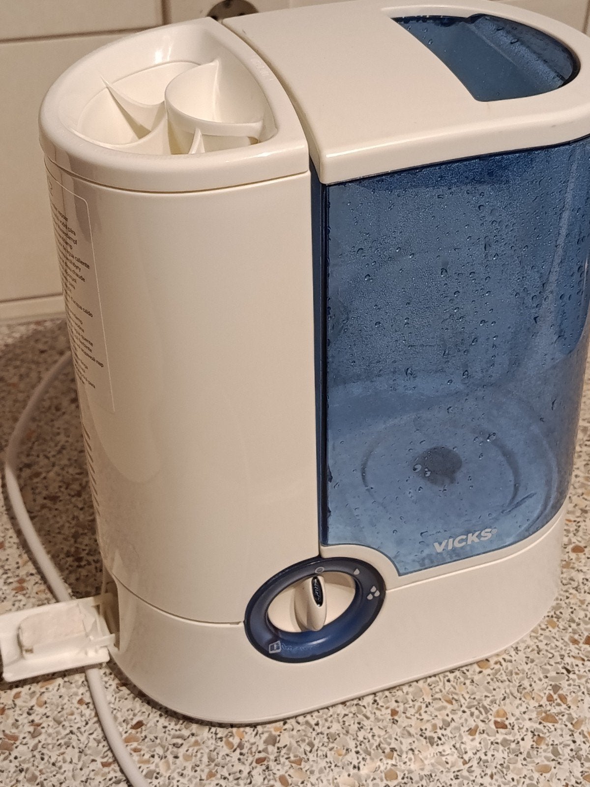 Vicks VH750 Warmnevelbevochtiger - Goede staat, Ophalen of Verzenden, Gebruikt