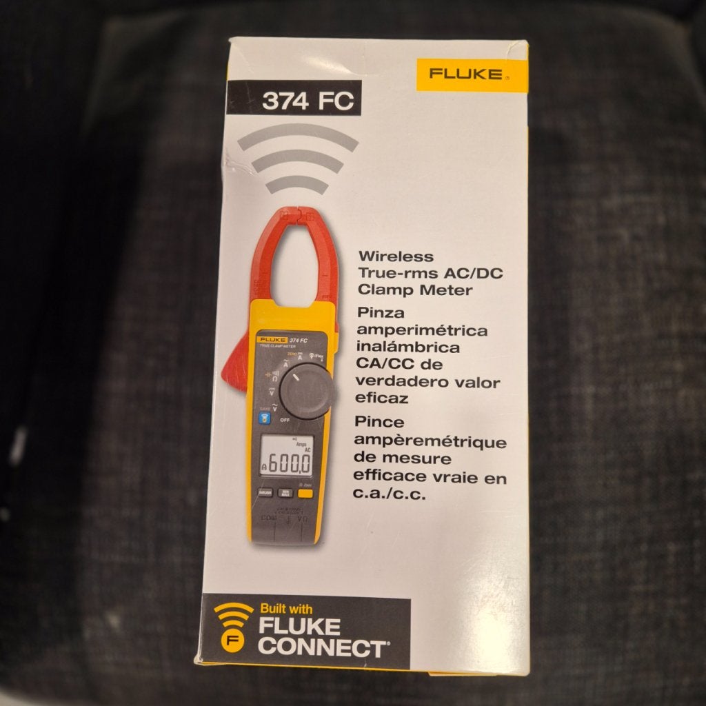 FLUKE 374 fc nieuw! in doos en bijbehorende hoes., Fluke, Gebruikt, https://www.fluke.com/nl-nl/ondersteuning/contact, 6920 Seaway Blvd, Everett, WA 98203, Verenigde Staten
